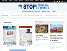 Tablet Screenshot of jornalstop.com.br